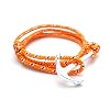 VIRGINSTONE-Silver-Anchor-Bracelets-on-Colorful-Nylon-Ropes VIRGINSTONE-Silver-Anchor-Bracelets-on-Colorful-Nylon-Ropes