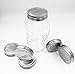 Premium Stainless Steel Rust Resistant, Leakage Proof Lids for Mason, Ball, Canning Jars (6 Pack, Regular Mouth)
