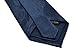 Kingsquare Solid Color Men's Tie, Pocket Square, and Cufflinks matching set (DARK Navy Blue Shiny)
