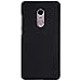 Xiaomi Redmi Note 4 Case Nillkin Frosted Shield Matte Plastic Ultra Thin Slim Light Fit Case, Shockproof Shell Anti-Scratch Anti-Fingerprint Cover (with Screen protector) (Black)