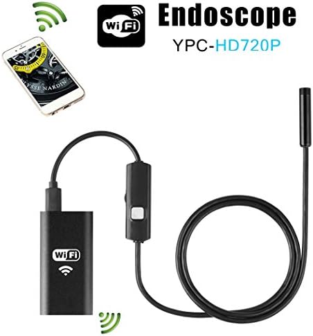 Nacy WiFi Wireless 8.0mm 720P USB Camera Endoscope Waterproof for Phone PC Laptop - 1M