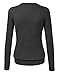MBJ WSK781 Womens Keep It Classic Round Cardigan XXXL CHARCOAL