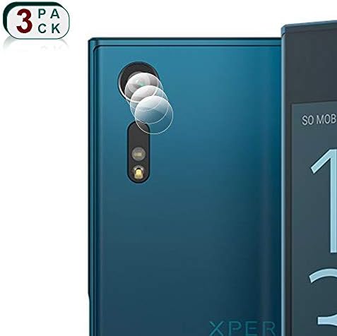 【3 Pack】Camera Lens Screen Protector for Sony Xperia XZ2 Compact,Ultra Thin 2.5D HD Anti-Scratch Anti-Bubble 7.5H Tempered Glass Protector Film for Sony Xperia XZ2 Compact