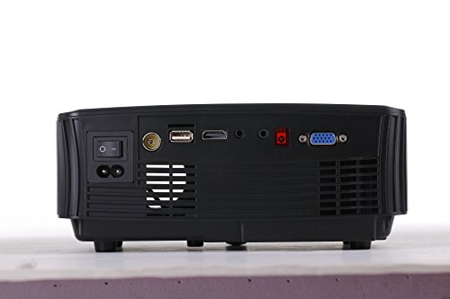 iCODIS RD-816 Video Projector, Supports 1080P, 1200 Lumens LCD, HD resolution, 1500:1 Contrast Ratio, Multimedia Home Theater Digital Projector. - Thumbnail 3
