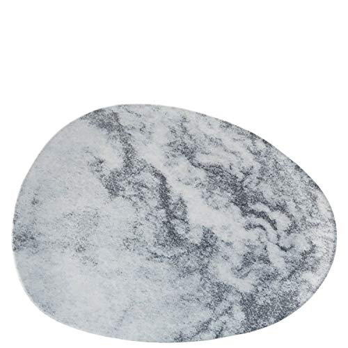 Utopia CT9090 Pebble Platter 16 x 11.75" (41 x 30cm) - Grey Pack of 12
