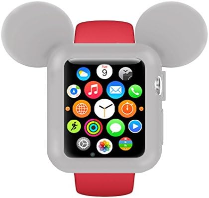 Apple Watch Case, SEANADO Unity Series Premium Protective Bumper Protective Case Rugged Armor for iWatch Series 3, Series2, Series 1 (Gray 38mm)