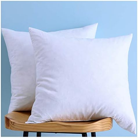 Amazon Com Lunartex Set Of 2 Cotton Fabric Pillow Inserts Down