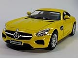 Kinsmart Yellow Mercedes-Benz AMG GT Hardtop 1/36 Scale Diecast Car