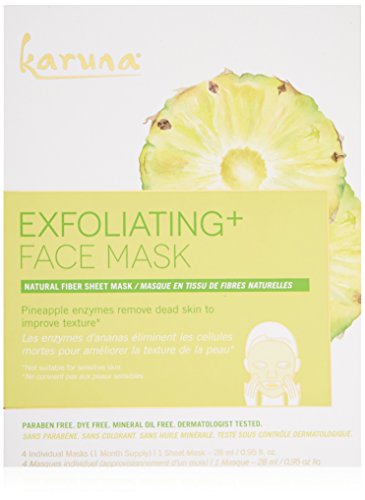 Karuna Exfoliating + Face Mask, Pack of 4, 3.8 fl. oz.