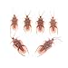 Bilipala Fake Cockroach Novelty Roaches Bugs Realistic Insects, Pack of 50