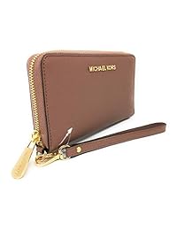 Michael Kors Jet Set Travel Large Flat Multifunction Saffiano Leather Funda para teléfono
