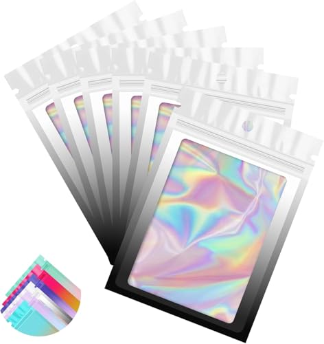 Funfery Holographic Zipper Pouch Bags