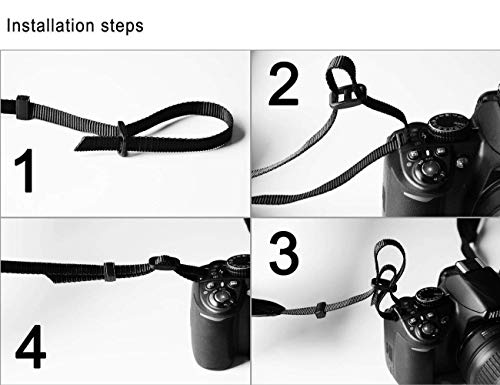 LONGTEAM Camera Strap, DSLR Camera Strap Universal Neck Shoulder Comfortable Scarf Camera Strap for Women (Flowers) - Thumbnail 4