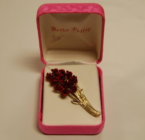 valentine's day 12 RED ROSES LAPEL PIN