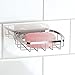 iDesign Gia Stainless Steel Suction Bar Soap Dish - 5