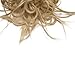 SEGO Tousled Updo Messy Bun Hair Piece Scrunchies Synthetic Wavy Bun Extensions Rubber Band Elastic Scrunchie Chignon Instant Ponytail Hairpiece for Women #24 Natural Blonde