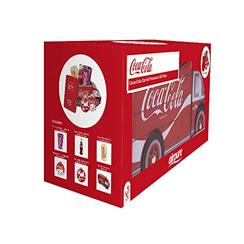 Airflair Coca Cola Lufterfrischer Truck – Langanhaltender Auto Duft – Auto Duft Innenraum mit angenehmem Dufterlebnis – Frischer Duftbaum Auto – attraktive Dose in Form & Design eines LKW´s 3