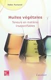Image de Huiles végétales : teneurs en matières insaponifiables