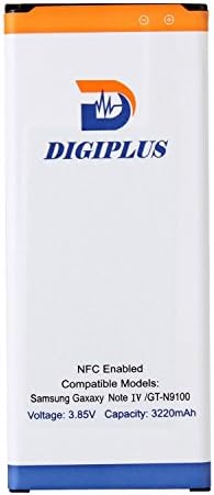 Samsung Galaxy Note 4 Battery - Digiplus Note 4 Battery Replacement 3220mAh Li-Ion for SM-N9100 with NFC Chip and Google Wallet Capable