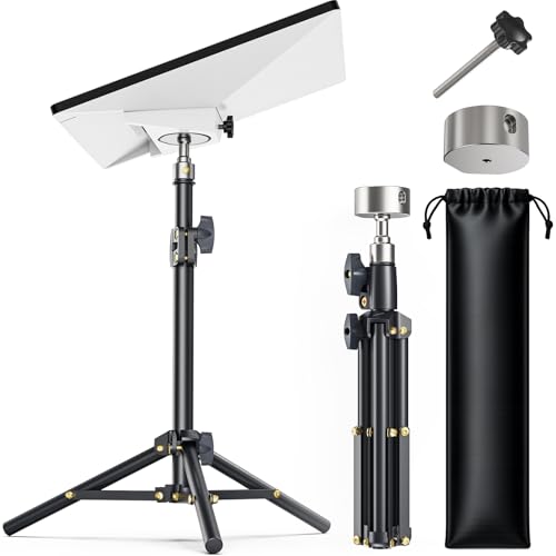 HFYSLMSS Starlink Mini Tripod Mount, 2 Level Adjustable Height and 360° Tilt Compatible with Starlink Mounting Kit, Starlink Mini Mount Adapter with Sturdy& Stability for Outdoor Camping, RV