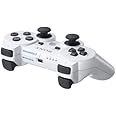 PS3 Dualshock 3 wireless controller - White (Renewed)