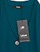 Laksmi Womens Sleeveless Tunic Top,Solid Color V Neck A Line Casual Office Tank (XX-Large, Dark Cyan)