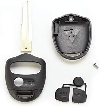 DIYEUWORLDL 2016 Uncut Remote Key Shell for MITSUBISHI Lancer Outlander Colt Mirage EVO Black
