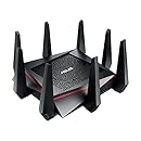 ASUS RT-AC5300 Wireless AC5300 Tri-Band Gigabit Router, AiProtection with Trend Micro for Complete Network Security