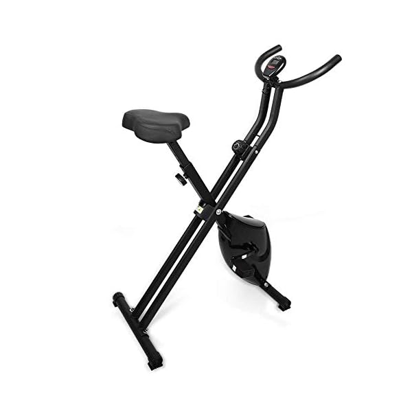 himaly Exercise Bike Fitness,Fitness Bicycle Indoor,X-Bike Trainer Foldable Stationary,8-Level Adjustable Magnetic…