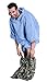 Surf Poncho Changing Robe with Hood and Pocket Microfiber Changing Towel Poncho for Surfing Beach Swimming Outdoor Sports (Blue, M)