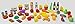 Tasty Treats Play Food Set Play Food 48Piece Assortment Toy, Brown