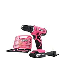 Apollo Tools Potente taladro inalámbrico de iones de litio de 10,8 V