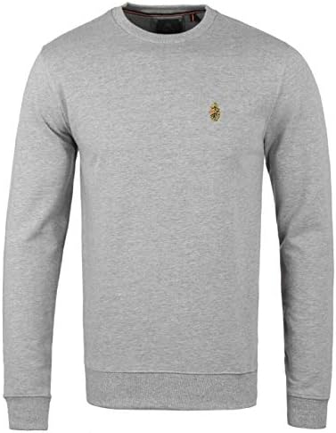 LUKE 1977 Mens The Runner Crew Neck Basic Long Sleeve Sweatshirt Top
