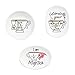 Sentimental Pun Sayings Tea Bag Rest Holder Set of 3