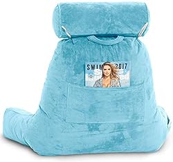 Husband Pillow XXL Carolina Blue Backrest with