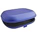 Geekria Shield Headphones Case Compatible with Sony MDR-ZX330BT/ZX310AP/ZX300/ZX110, Replacement Hard Shell Travel Carrying Bag with Cable Storage (Blue)