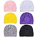 Awyjcas Newborn Baby Toddler Cotton Hat Babys Turban Kids Knotted Hat Cap Set (NR6)