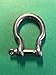 US STAINLESS 5 Pieces Stainless Steel 316 Forged Bow Shackle 3/16