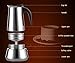 Coffee Maker 9 Cup Stainless Steel with Safety Relief Valve,Stovetop Espresso Maker Moka Pot with Filter,fit Gas,Electric and Ceramic Stovetop