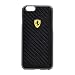 FERRARI Cell Case for iPhone 6+/6S+ - Retail Packaging - Black