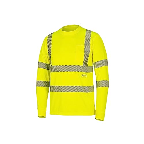 Pioneer Hi Vis Sleeved Cooling Shirt - Class 3 Safety Long Sleeve - for Construction, Roadway, Traffic at Amazon
