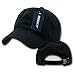 DECKY Two Ply Polo Cap, Black
