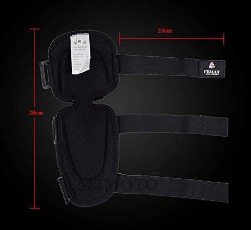Rungear Motorcycle Knee Elbow Pads Protection Motocross Racing Knee Shin Guards Protective Gear Armor for Adults Cycling Racing (Elbow Pads) - Thumbnail 2
