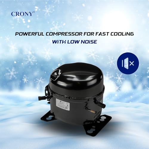 CRONY C9-9L Portable Car Refrigerator Fast Cooling Fridge Outdoor 12V/24V DC 100~240V AC for Camping Travel Road Trip RV Truck Boat Camper