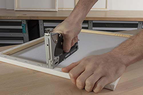 wolfcraft Tacocraft 7 Handtacker Set 7089000 / Leistungsstarker Werkzeugtacker mit regulierbarer Schusskraft inkl. 1000… – Bild 4