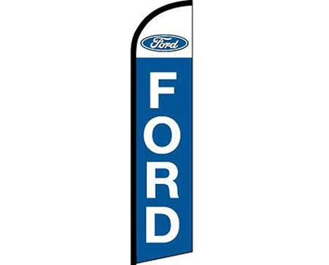 Amazon Com Albatros Ford Blue White Windless Banner Advertising