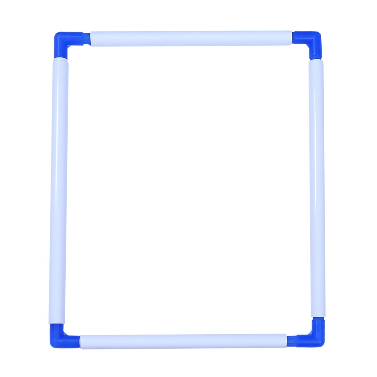 HEALLILY 35x45cm Embroidery Clip Frame Handheld Cross Stitch Frame PVC Quilting Needlework Frame Hoop for DIY Projects (Random Color)