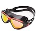 HiCool Swim Goggle Mask with Anti-Fog and UV Protection Mirrored lenses for Adult Man and Woman
