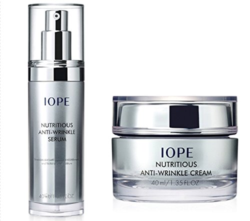 Iope nutritious anti-wrinkle serum and cream