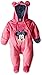 Disney Baby-Girls Newborn Winkin' Minnie Pram with Ears, Pink, 3-6 Months